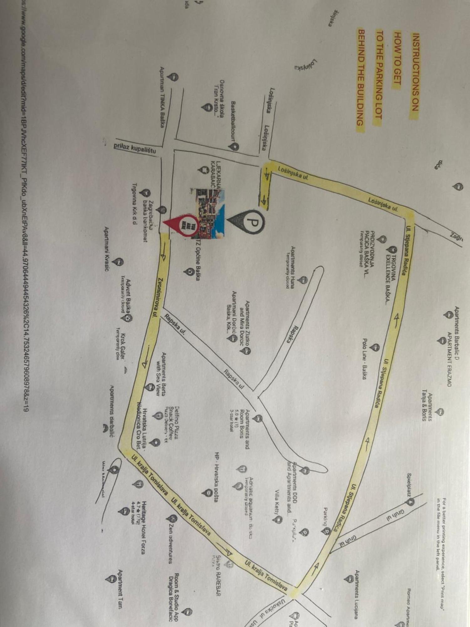 Apartman 114 Baška Dış mekan fotoğraf